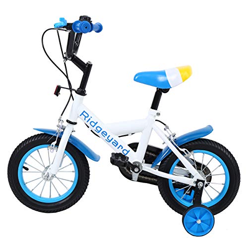 MuGuang - Bicicleta infantil de equilibrio para niños de 3 a 6 años (azul)