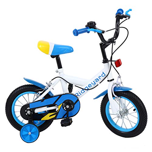 MuGuang - Bicicleta infantil de equilibrio para niños de 3 a 6 años (azul)