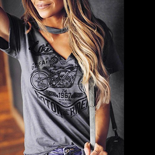 Mujer Camiseta,Sonnena Patrón de Sol Estampado sin Manga Camiseta para Mujer y Chica Joven Casual Sexy Traje de Verano Fresco para Citas Actividades al Aire Libre (XL, Gris-2)