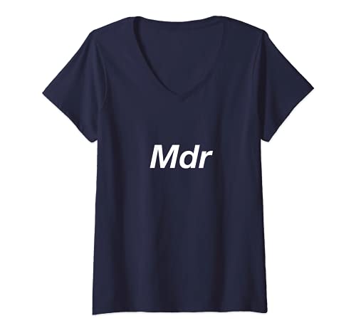 Mujer Sr. Camiseta Cuello V