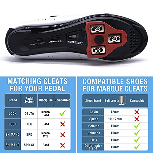 Mujer Zapatillas de Ciclismo para Hombre Zapatillas de Bicicleta de Carretera compatibles con Look SPD SPD-SL Delta Cleats Zapatillas de Spinning para Interiores Exteriores Todo Negro250