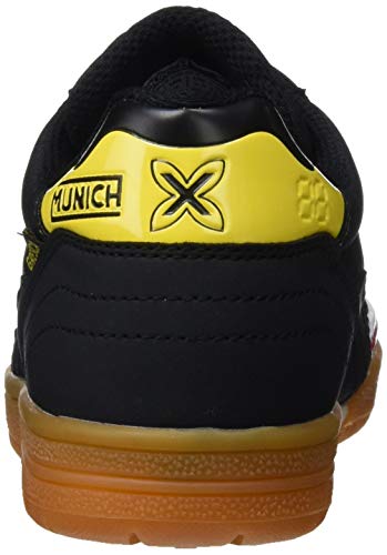 Munich Gresca Kid 02 S, Zapatillas de Deporte Hombre, Negro (Negro/Amarillo 606), 36 EU