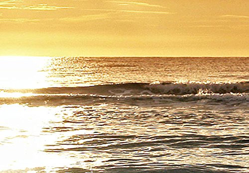 murando Cuadro en Lienzo Lago Naturaleza 100x50 cm Impresión de 5 Piezas Material Tejido no Tejido Impresión Artística Imagen Gráfica Decoracion de Pared Mar Playa 051401