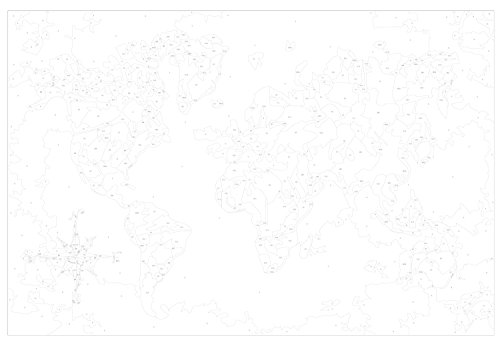 murando Pintura por Números Cuadros de Colorear por Números Kit para Pintar en Lienzo con Marco DIY Bricolaje Niños Adultos Decoracion de Pared Regalos - Mapamundi 60x40 cm DIY n-A-0278-d-a