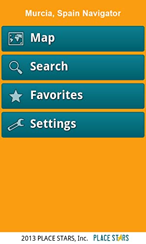 Murcia, España GPS Navigator: PLACE STARS