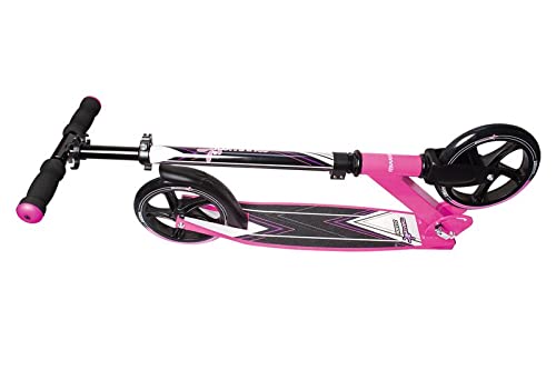 Muuwmi Patinete de Aluminio para Mujer, 205 mm, Color Rosa, Talla única