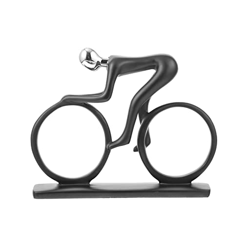 MXXDB Estatua de Ciclista de Resina para Bicicleta, Estatua de Ciclista, estatuilla de Ciclista para la decoración de la Sala de Estar de la Oficina en casa