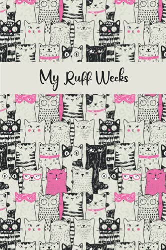 My Ruff Weeks: Menstruation And Mood Tracker Journal Notebook for Girls Teens and Women - Menstrual Cycle Calendar To Keep Track Your Period Cycles - ... Flow Intensity - Period Tracker Journal
