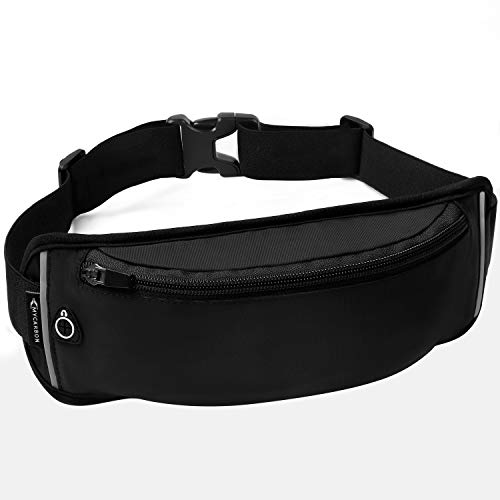 MYCARBON Cintura Fanny Pack Riñoneras Deportivas Cinturón de Correr Impermeable Bolso Running para Camina el Perro Bicicleta Senderismo Teléfono 6 Pulgadas Riñoneras Mujer Hombre Niños