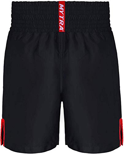 Mytra Fusion Kids Boxing Shorts Trunks For Boxing MMA Muay Thai Training (Black, XS)