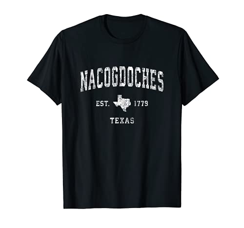 Nacogdoches Texas TX - Diseño deportivo vintage Camiseta