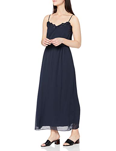 Naf Naf LALBA R1 Vestido, Azul (Bleu Marine 567), 38 para Mujer