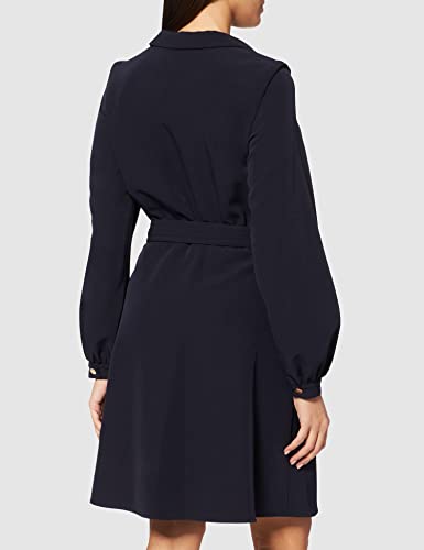 Naf Naf LAMARINETTE R1 Vestido, Azul Marino, 38 para Mujer