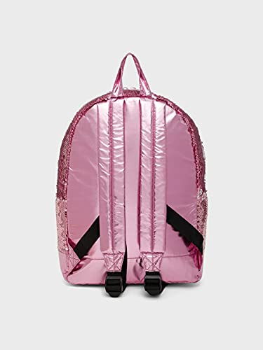 NAME IT NKFKIBENTE Bag Mochila, Pink Peacock/Detalles: Lentejuelas con Solapa, Einheitsgröße para Mujer