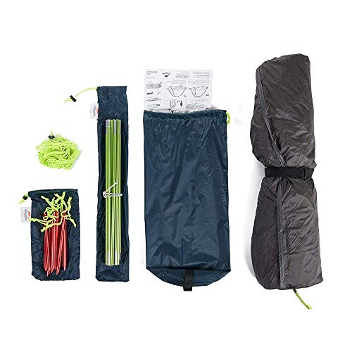 Naturehike Taga - Tienda de campaña ultraligera para 1 persona con huella – 2.2 libras más ligera portátil para un solo hombre para acampar senderismo con bolsa de transporte