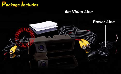 Navinio cámara impermeable reversible del manillar del vehículo-específica integrada en la cámara trasera de la opinión posterior de la maneta del caso para Audi A6L/Q7/A3/A4/A6L/8E