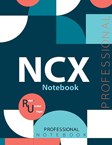 NCX Notebook, Examination Preparation Notebook, Study writing notebook, Office writing notebook, 140 pages, 8.5” x 11”, Glossy cover