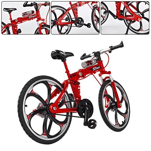 Nedyet Finger Bike Dirt Bike – Mini bicicleta de juguete – Genial pedagógica de Mountain Dirt Bike Vehículo juguete de cumpleaños para niños, jóvenes, niñas y adultos