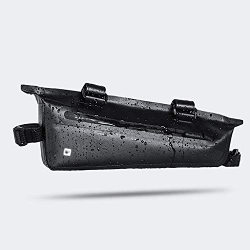 Negro Bolsa de bicicletas, impermeable Bolsa viga frontal, de gran capacidad transversal de la viga del bolso del triángulo, cuadro provisto, ni piernas, bolsa de equipo de la montaña de la bici super