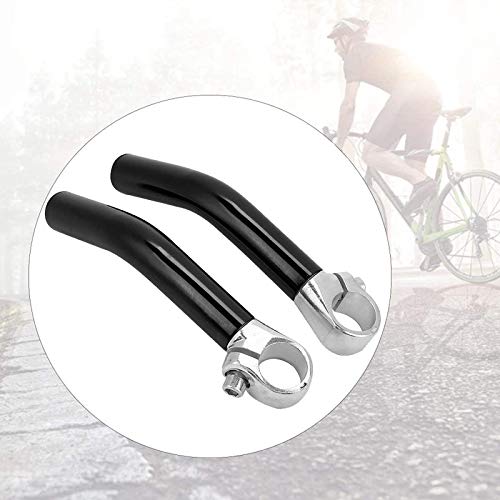 Negros Bicicleta Montaña Puños Seguridad Antideslizantes Ergonómico Aleación Aluminio Mountain Bike Puños Del Manillar Accesorios Repuesto Bicicletas Manillar Carretera Para Bicicletas 1 Par