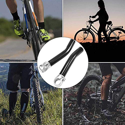 Negros Bicicleta Montaña Puños Seguridad Antideslizantes Ergonómico Aleación Aluminio Mountain Bike Puños Del Manillar Accesorios Repuesto Bicicletas Manillar Carretera Para Bicicletas 1 Par