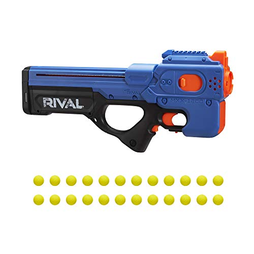 Nerf Rival Charger MXX-1200-Juego de Bolas de Espuma (1 Unidad), Color Azul (Hasbro E8449FR0)