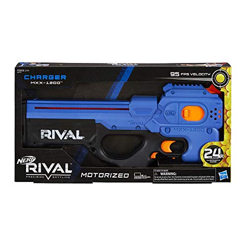 Nerf Rival Charger MXX-1200-Juego de Bolas de Espuma (1 Unidad), Color Azul (Hasbro E8449FR0)