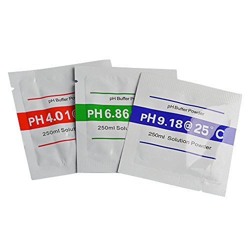 Neuftech 15pcs 4.01 / 6.86 / 9.18 calibrar polvo para calibración rápida el pH Medidor