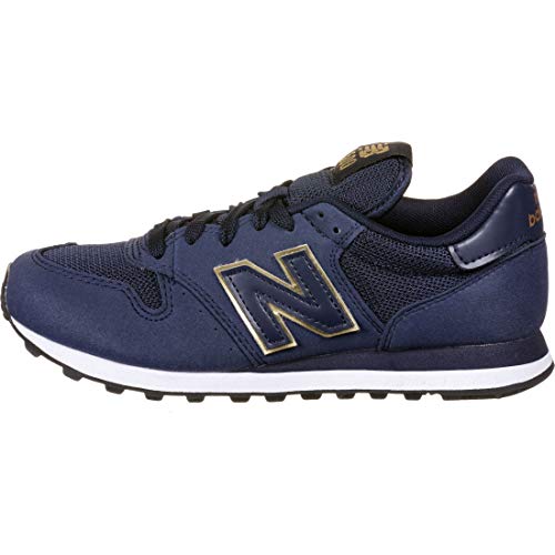 New Balance 500 Core, Zapatillas Mujer, Azul (Navy), 38 EU