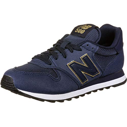 New Balance 500 Core, Zapatillas Mujer, Azul (Navy), 38 EU