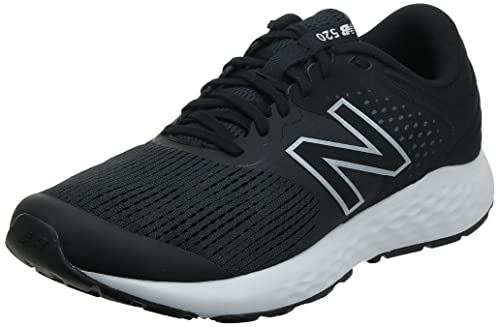 New Balance 520v7, Zapatillas para Correr Hombre, Black/White, 40.5 EU