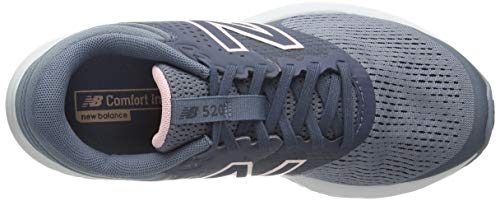 New Balance 520v7, Zapatillas para Correr Mujer, Grey/Silver, 38 EU