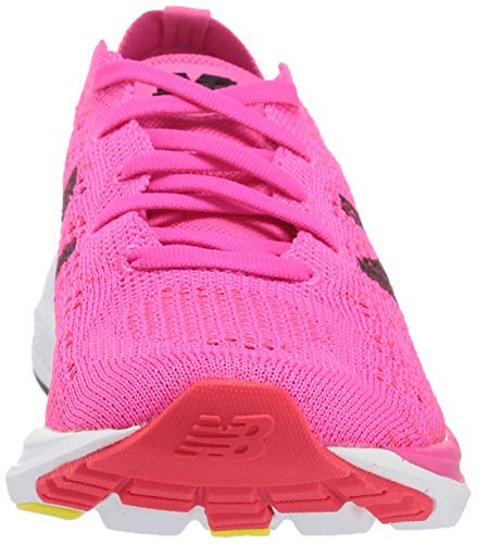 New Balance 890 V7 Neutralschuh Damen-Pink, Weiß, Zapatillas de Running Calzado Neutro Mujer, 37 EU