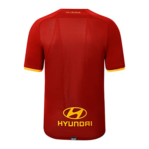 New Balance - Camiseta de Manga Corta del AS Roma, equipación Local, Temporada 2021/22, Unisex