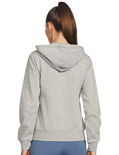 New Balance Core Fleece Full Zip Hoodie Chaqueta, Mujer, Athletic Grey, XL