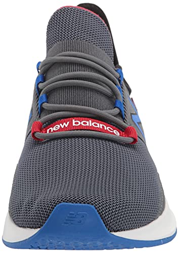 New Balance Fresh Foam Roav V1, Zapatillas para Correr Hombre, Lead Cobalt Team Red, 42.5 EU