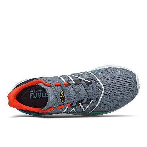 New Balance FuelCell Propel V2 - Zapatillas de Running para Hombre, Color Gris océano y Azul Virtual, 12 Anchos