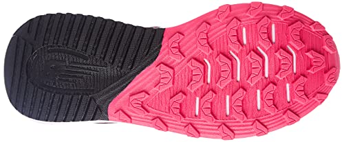 New Balance Girls Dynasoft Nitrel V4 Running Shoe, Pink Glo/Henna/Black, 1 Wide Little Kid