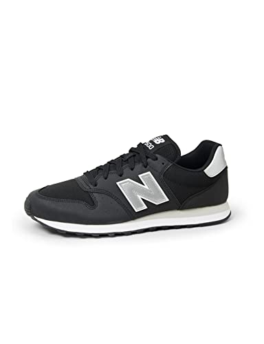 New Balance GM500NAY, Zapatillas Hombre, Black/Silver, 45.5 EU