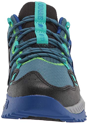 New Balance Men's DynaSoft Shando V1 Trail Running Shoe, Black/Team Royal, 7.5