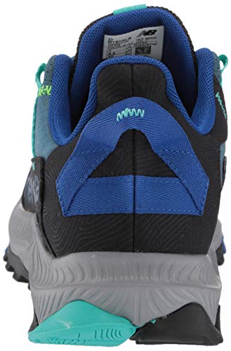 New Balance Men's DynaSoft Shando V1 Trail Running Shoe, Black/Team Royal, 7.5