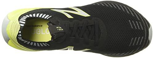 New Balance Men's Echo V1 FuelCell Walking Shoe, Black/Lemon Slush, 7 2E US