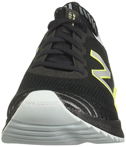 New Balance Men's Echo V1 FuelCell Walking Shoe, Black/Lemon Slush, 7 2E US