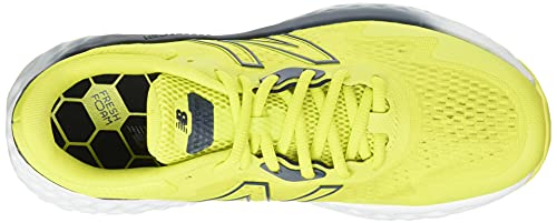 New Balance MEVOZV1 Zapatillas para Correr, Amarillo (Sulphur Yellow/Gray), 43 EU