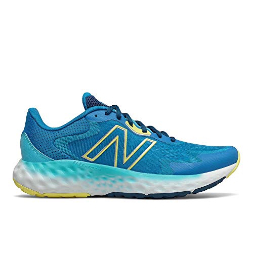 New Balance MEVOZV1 Zapatillas para Correr, Azul (Blue/Yellow), 45 1/3 EU