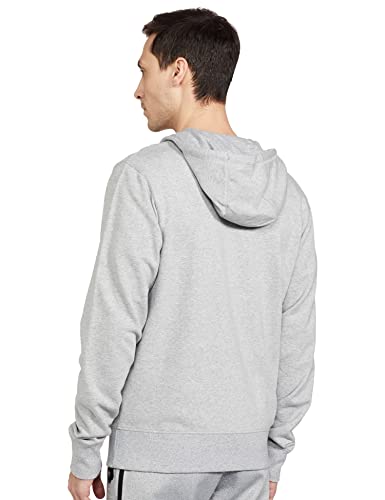 New Balance NB Essentials-Sudadera con Capucha y Cremallera Completa, Athletic Grey, L para Hombre