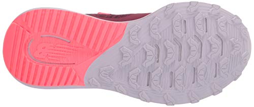 New Balance Women's Dynasoft Nitrel V4 Utility Running Shoe, Light Burgundy/Black/Guava, 8.5