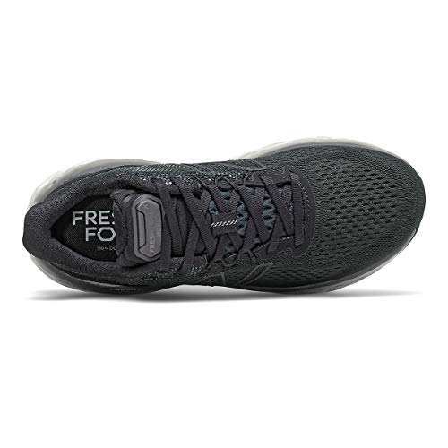 New Balance Women's Fresh Foam More V3 Running Shoe - Color: Black/Magnet - Size: 5 - Width: Regular