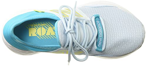 New Balance Women's Fresh Foam Roav V1 Running Shoe, Uv Glo/Virtual Sky/First Light, 8.5