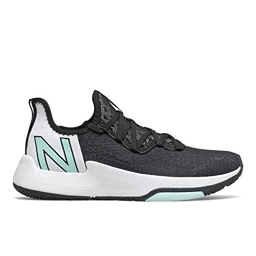 New Balance Women's FuelCell 100 V1 Cross Trainer, Black/Outerspace/White Mint, 7.5